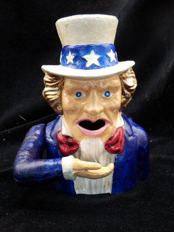 Decoratieve Spaarpot - UNCLE SAM - Statue, Spaarpot - UNCLE beschikbaar voor biedingen