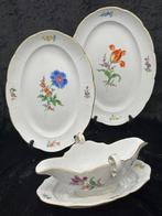 Meissen - Eetservies - Porzellan Servierplatten & Sauciere, Antiek en Kunst