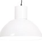 Witte Hanglamp - Ã48cm - Retourkoopje - Landelijke Stijl!, Verzenden, Nieuw, Industrieel, Metaal