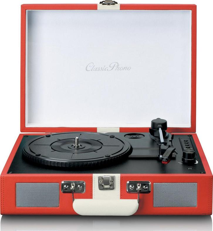 Lenco Classic Phono Retro Platenspeler - Vinyl Koffer met Bl, TV, Hi-fi & Vidéo, Tourne-disques, Envoi
