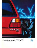 1986 VOLKSWAGEN GOLF GTI 16V BROCHURE DUITS, Livres