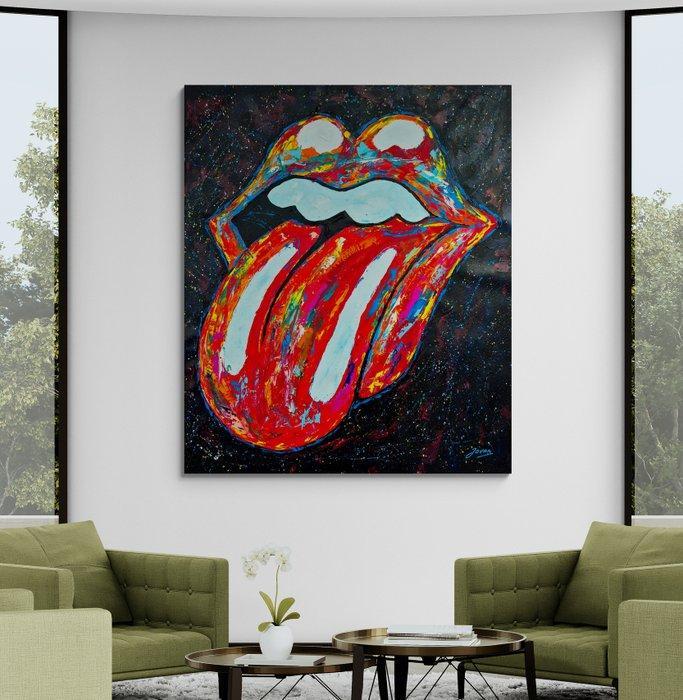 Jovan Srijemac - Rock & Roll in space 2- XXL, Antiek en Kunst, Kunst | Schilderijen | Modern