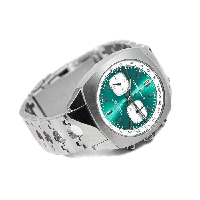 Tempore Lux - Racing One Chrono-Mechanical 05 Green - Racing, Handtassen en Accessoires, Horloges | Heren