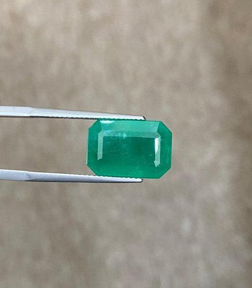 Zonder Minimumprijs Groen Smaragd - 10.53 ct - Lotus, Handtassen en Accessoires, Edelstenen