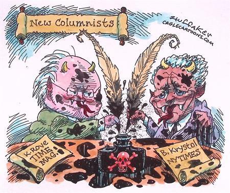 Pentekening Amerika - Nieuwe columnisten (lijst optie), Antiquités & Art, Art | Dessins & Photographie, Envoi