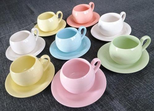 Pagnossin - Richard Ginori - Koffieservies (16) - Keramiek -, Antiek en Kunst, Antiek | Meubels | Tafels