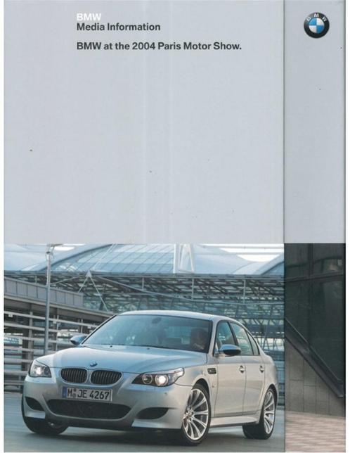 2004 BMW PARIJS HARDCOVER PERSMAP ENGELS, Livres, Autos | Brochures & Magazines, Enlèvement ou Envoi
