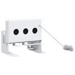 vidaXL Biathlon Knockdown Doel Wit 18 x 14,5 x 16 cm Staal, Sport en Fitness, Schietsport-accessoires, Verzenden, Nieuw