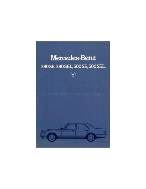 1985 MERCEDES BENZ S KLASSE BROCHURE DUITS, Livres, Autos | Brochures & Magazines, Enlèvement ou Envoi