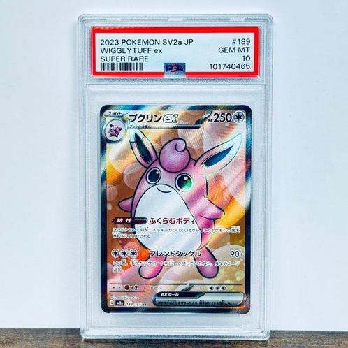 Pokémon Graded card - Wigglytuff Ex - Sv2a #189 - Pokémon -, Hobby en Vrije tijd, Verzamelkaartspellen | Pokémon
