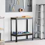 vidaXL Werkbank Zwart 81 x 41 x 91 cm Samengesteld Hout en, Doe-het-zelf en Bouw, Verzenden, Nieuw