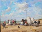 Camille Rousseau (1949) - Dimanche à Trouville-sur-Mer ~