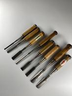 Beitel 8-delige set (Vintage Japanse timmerwerk /