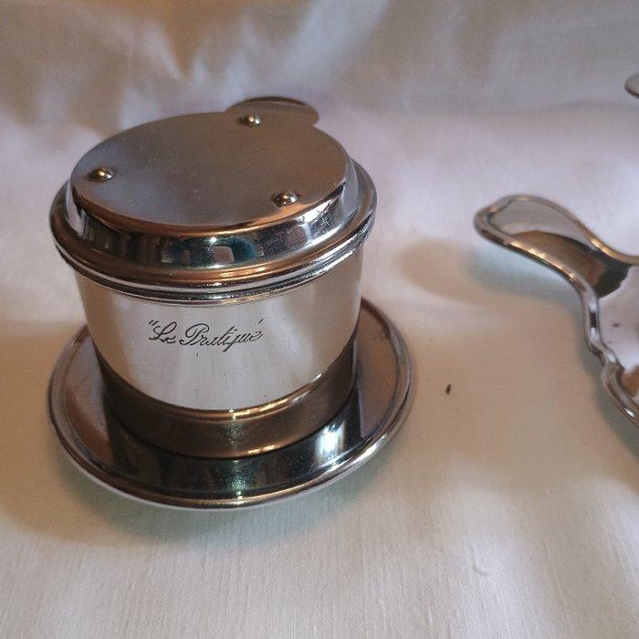 ercuis - ercuis - Theezeef (2) - Inox. Zilverkleurig metaal., Antiek en Kunst, Antiek | Meubels | Tafels