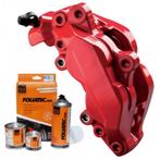 Foliatec Remklauwlakset | racing rosso mat | 3 Komponenten, Autos : Divers, Tuning & Styling, Verzenden
