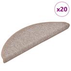 vidaXL Trapmatten 56x17x3 cm lichtbruin, Verzenden, Nieuw