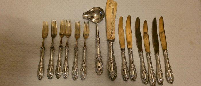 Solingen - Dessertservies (18) - Verzilverd, Antiek en Kunst, Antiek | Meubels | Tafels