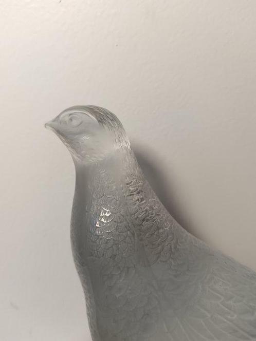 Lalique - Beeld, Perdrix - 18 cm - Kristal, Antiek en Kunst, Antiek | Glaswerk en Kristal
