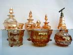Parfumfles - Carnival / petroleum glas - Toilettafel
