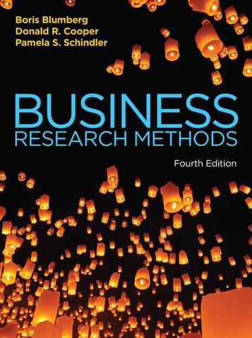 Business Research Methods 9780077157487 Pamela S. Schindler, Verzenden, Pamela S. Schindler