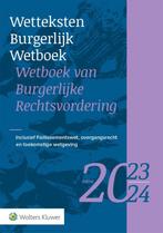 Wetteksten Burgerlijk Wetboek/Wetboek van Burgerlijke, Boeken, Verzenden, Zo goed als nieuw