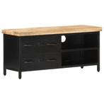vidaXL Tv-meubel 90x30x41 cm ruw mangohout, Huis en Inrichting, Kasten |Televisiemeubels, Verzenden, Nieuw