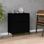 vidaXL Buffet Noir 60x35x70 cm Bois dingénierie, Maison & Meubles, Verzenden, Neuf