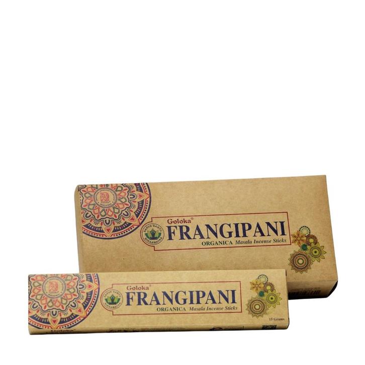 Goloka Organica Frangipani Wierook, Sport en Fitness, Gezondheidsproducten en Wellness, Ophalen of Verzenden