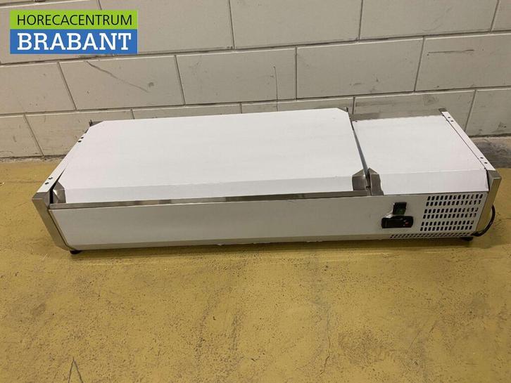 RVS Opzetvitrine Opzet koelvitrine saladière 3 x 1/3 en 1 x, Zakelijke goederen, Horeca | Keukenapparatuur, Ophalen of Verzenden