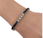 Bracelet Platine, Bracelet Art Déco en platine avec diamants