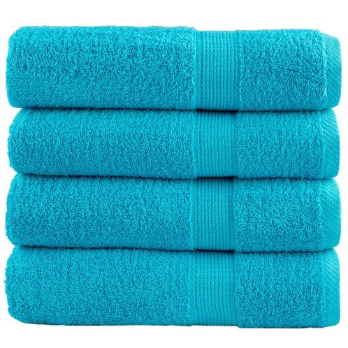 vidaXL Badhanddoeken SOLUND 4 st 600 g/m² 70x140 cm, Huis en Inrichting, Badkamer | Badtextiel en Accessoires, Nieuw, Verzenden