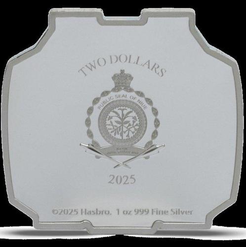Niue. 2 Dollars 2024 Starscream Transformers Heads 1 Oz, Postzegels en Munten, Munten | Europa | Niet-Euromunten