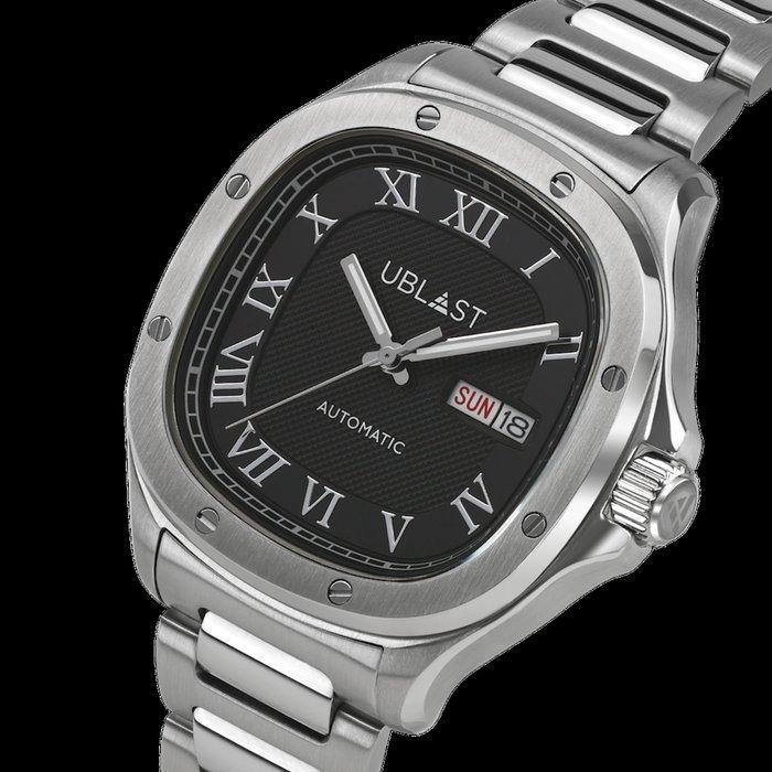 Ublast - Quadrangular - Sapphire Glass - REF.UBQDR40BK -, Handtassen en Accessoires, Horloges | Heren