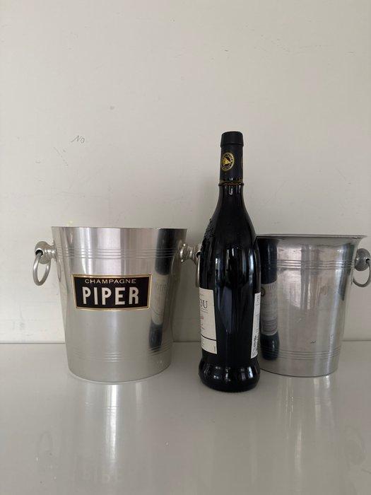 Champagne koeler (2) - Verzilverd, Antiquités & Art, Antiquités | Meubles | Tables