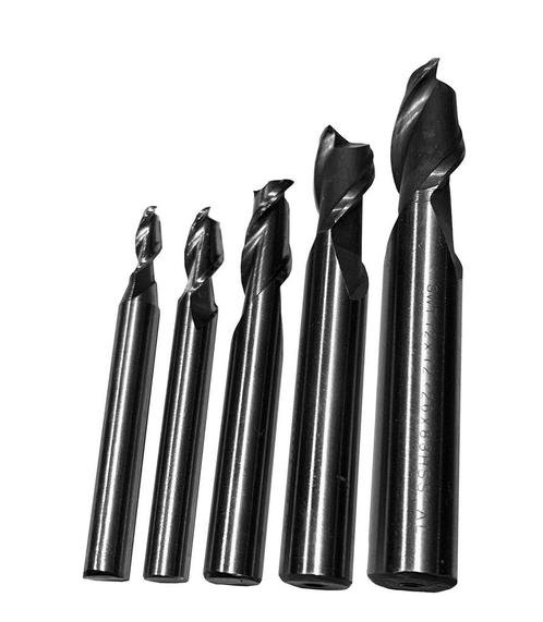 Set HSS frezen, 2 flutes (5 stuks), Doe-het-zelf en Bouw, Gereedschap | Overige machines, Nieuw, Verzenden