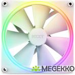 NZXT F140 RGB DUO - 140mm RGB Fan - Single - White, Computers en Software, Computerkoelers, Verzenden, Nieuw