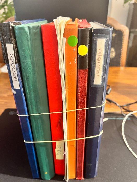 Afrika - Enorme collectie Afrika in zes boeken, in map en, Postzegels en Munten, Postzegels | Amerika