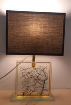 Pierre Giraudon - Lampe de table - Cristal, Résine, Coton,