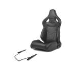 KIT SIÈGE BAQUET SPORT UNIVERSEL CUIR NOIR STYLE SPORTSTER, Verzenden, Nieuw