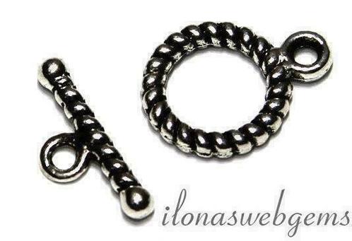 10 stuks Tinnen slotjes ca. 10mm, Hobby en Vrije tijd, Kralen en Sieraden maken, Overige typen, Nieuw, Verzenden
