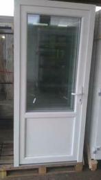PVC achterdeur 98x215cm HR++ 3-punt haakslot (2/3 glasHR++)., Doe-het-zelf en Bouw, 80 tot 100 cm, Nieuw, Ophalen of Verzenden