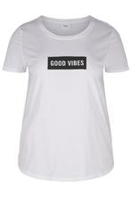 Shirt Zizzi MEGLA good vibes maat xl, Kleding | Dames, Verzenden, Nieuw