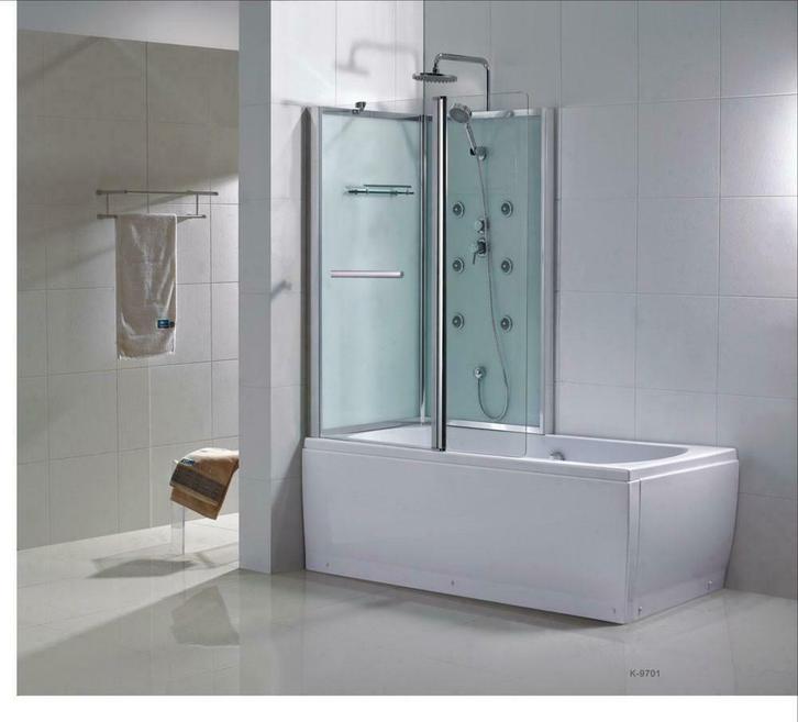 Vanity links bad/douche 170x85 h 218 veiligheidsglas 5 mm, Huis en Inrichting, Badkamer | Badkamermeubels, Ophalen of Verzenden