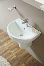 Sanifun wastafel Alvera 600 x 450 mm, Doe-het-zelf en Bouw, Ophalen of Verzenden, Nieuw, Wastafel