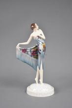 Goldscheider - Josef Lorenzl - Beeld, Élégante Art Déco - 29, Antiek en Kunst