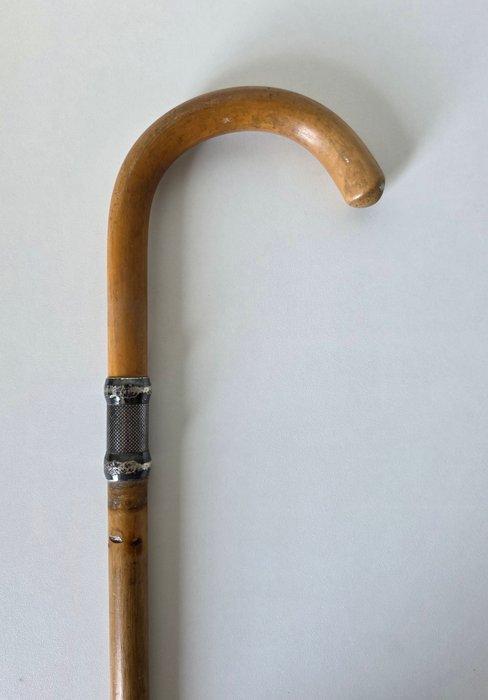 Wandelstok - .800 zilver - Rond 1900, Antiek en Kunst, Curiosa en Brocante