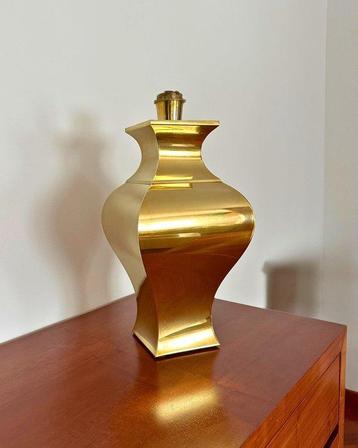 Lampe de table - Laiton - lampe de style Hollywood Regency,