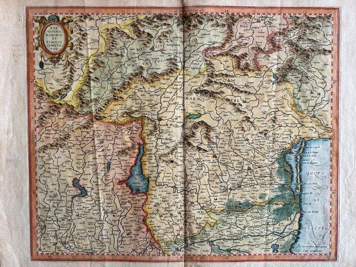 Italië - Veneto; Gerard MERCATOR (Kremer) - Tarvisina, Boeken, Atlassen en Landkaarten