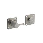 WC slot vierkant 42x42x2mm geborsteld RVS, Doe-het-zelf en Bouw, Ophalen of Verzenden, Nieuw, Slot