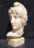 Sculpture, Paride - 33 cm - Marbre de Carrare recomposé
